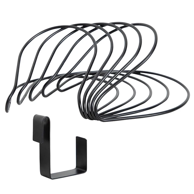 Réteg Kalap Kijelző Törülköző Megtakarító Sapka Sapce Fém Táska Sál 5 Szekrény Állvány Ajtó Szervező Kerek Fogas Tartó Tároló Összecsukása - Image 5