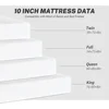 Full Size Mattress for Pressure Relief & Cooler Sleep, CertiPUR-US Certified, 10 Inch Medium-Firm Gel Memory Foam Mattress 2