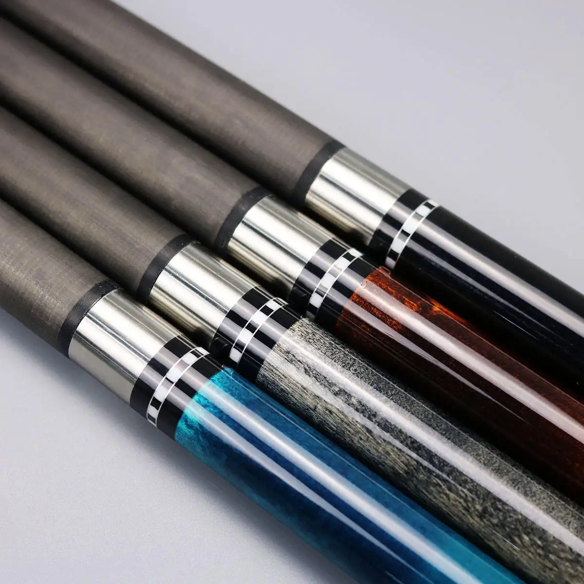 신제품 밴크스 수제 레이디얼 핀 조인트 1/2-피스 카본 파이버 샤프트 당구 큐 12.5mm 팁 가죽 그립 당구 스틱