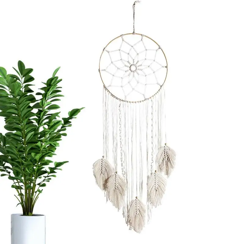 

Macrame Wall Hanging Bohemian Style Handwoven Cotton Rope Tapestry Home Wedding Bedroom Appartement Decoration Wall Macrame