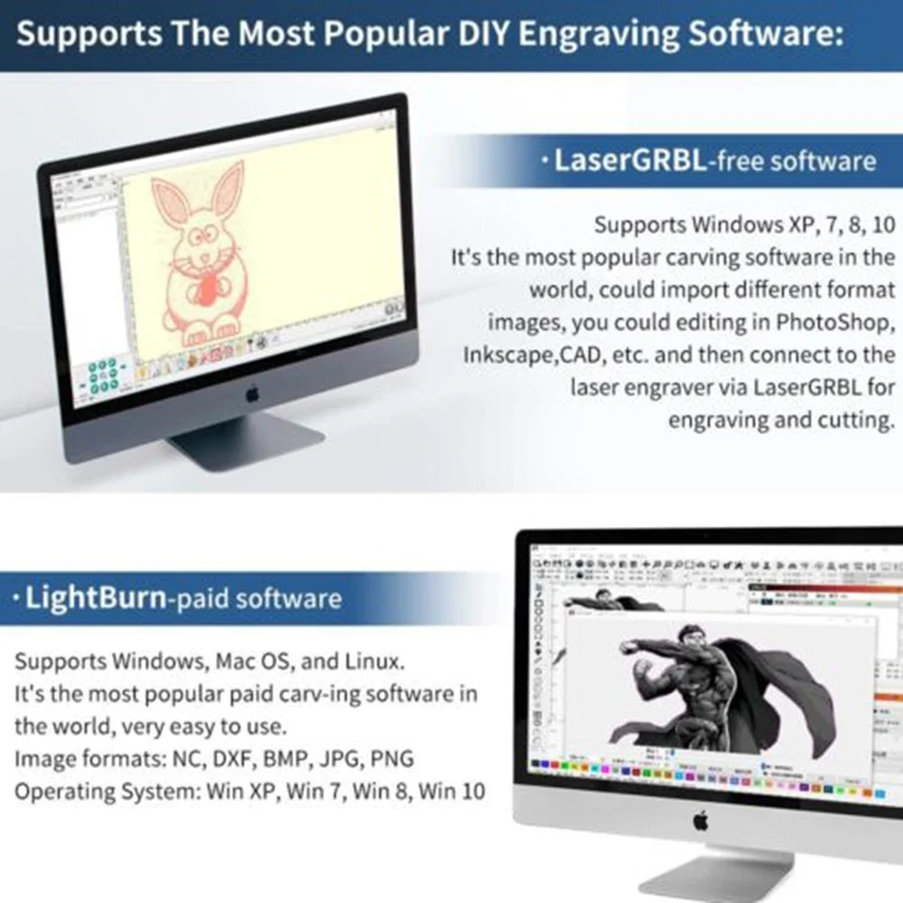 GRBL 32bit USB-C 2- Control Board With Connecting Cable Integrated Driver Controller For Engraving Machines And 2- CNC Machines