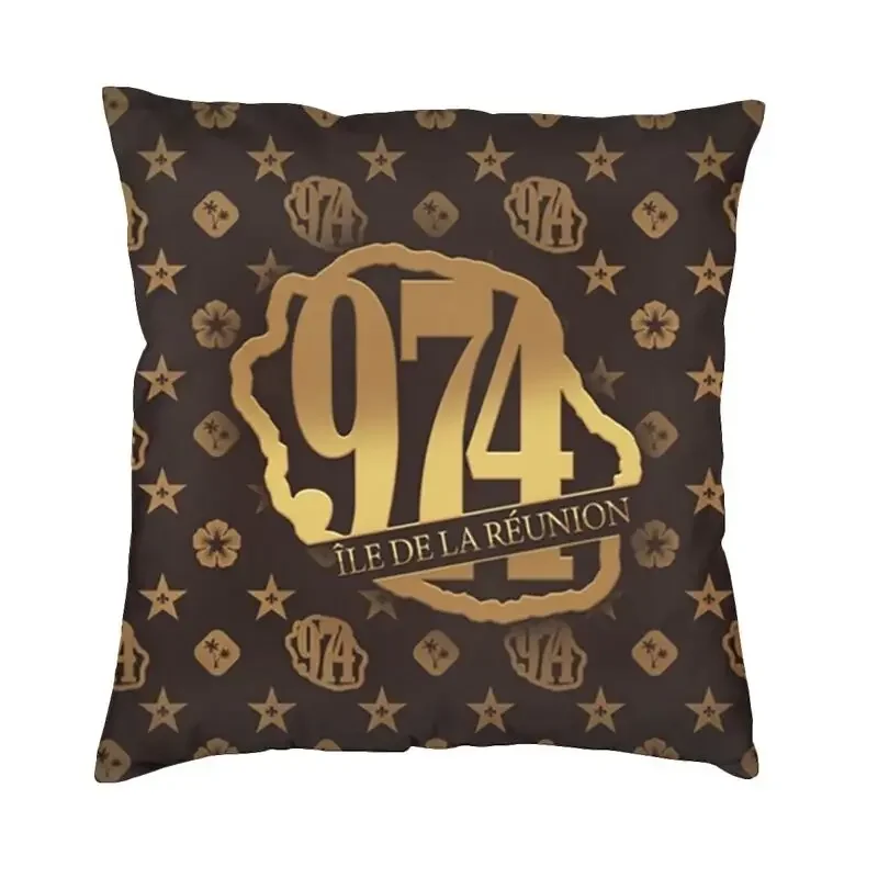

974 Reunia Island Cushion Cover Sofa Living Room Square Throw Pillow Cover
