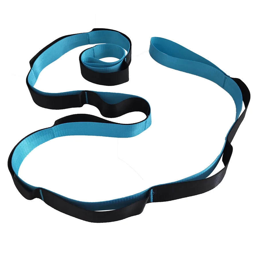 Enhanced Non-Elastic Stretch Strap for Yoga, Pilates, Dance, and Physical Therapy