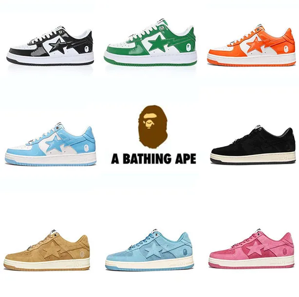A Bathing Ape Men's Af Retro Gym Outdoor Sneakers Men Women Bapegoose Sta Skateboard Casual Trekking Walk Shoes Eur36-45 - Walking Shoes - AliExpress - Cool Sneakers