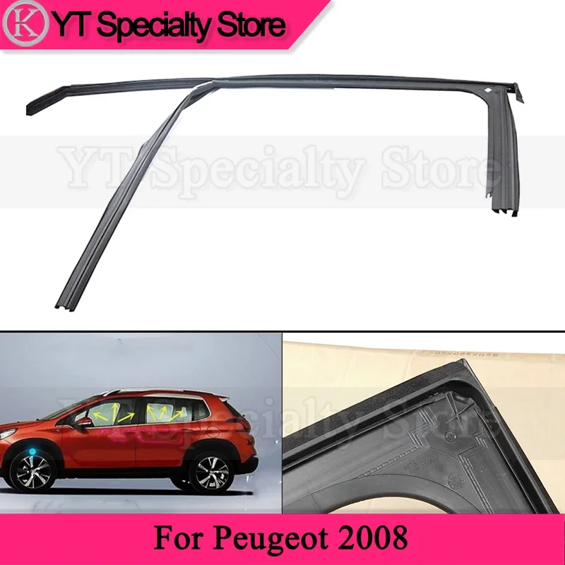 フロント+リアウインドシールドウェザーストリップシールゴム トヨタハイラックス 1989 1997 車の窓用ウェザーストリップ Compatible With For Lx570 2008-2021