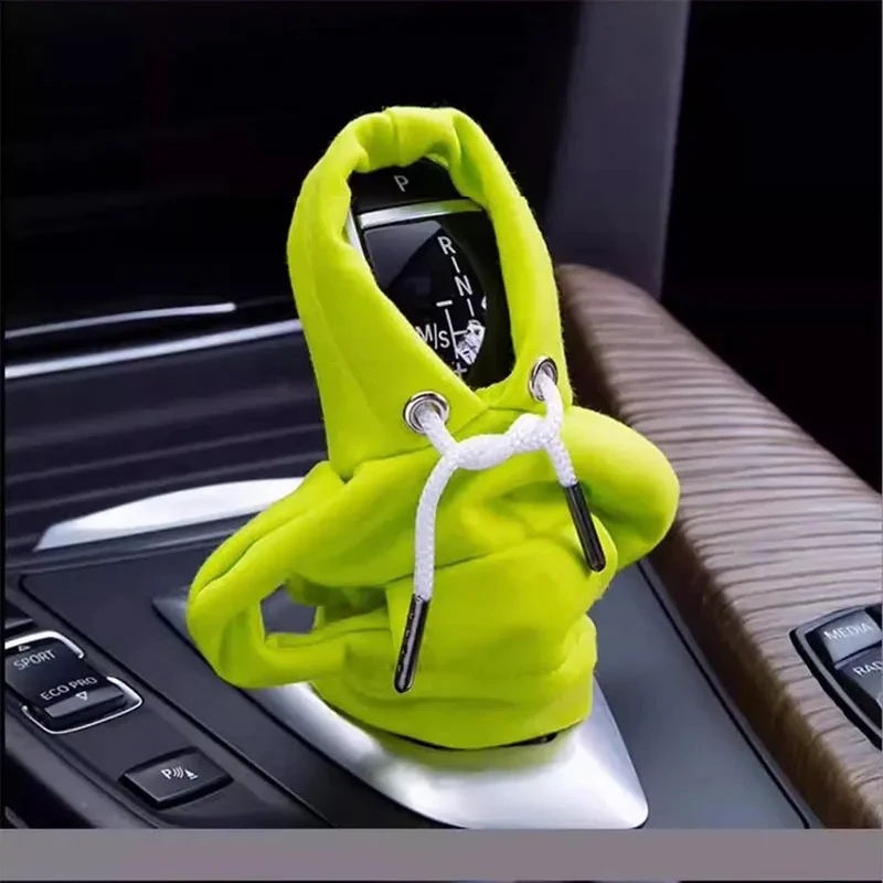 Kleines Schaltgriff-Set, Griff-Set, Auto mit manuellem Schalthebel, automatisches Schalt-Set, Winter-Autohebel-Set, Kapuzenpullover, niedliche Auto-Dekoration – Detail 15
