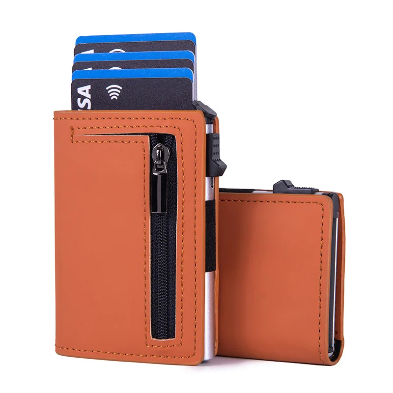 Magnetic RFID-Blocking Luxury Leather Wallet