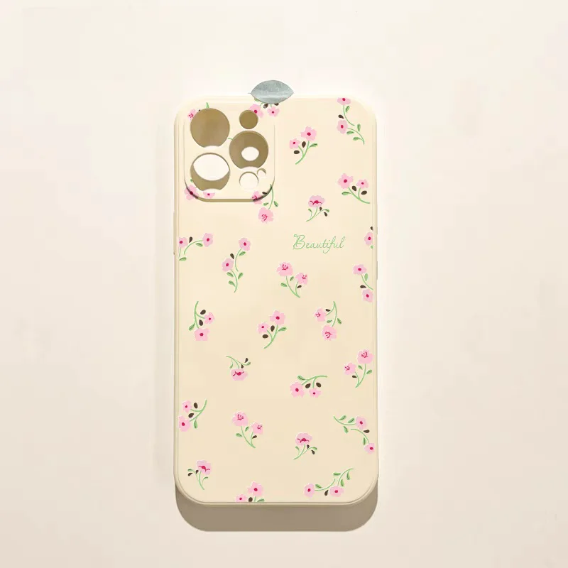 Fresh Small Floral Shockproof Soft Flower Phone Case Cover