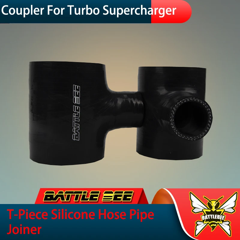 Battle Bee Tubo In Silicone T-Piece Id 1 "E 1 3/8" Water Air Boost Intercooler Joiner
