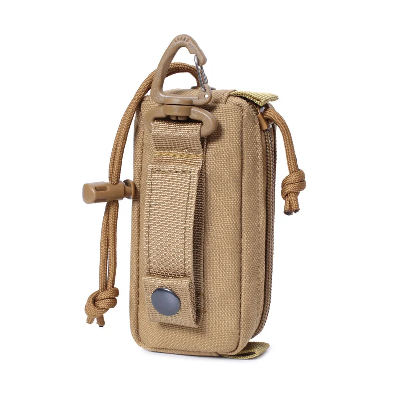 Portable Small Tactical Waist Bag Wallet Card Key Holder Money Pouch Fanny Pack Outdoor Military Multifunction Hunting EDC Bag