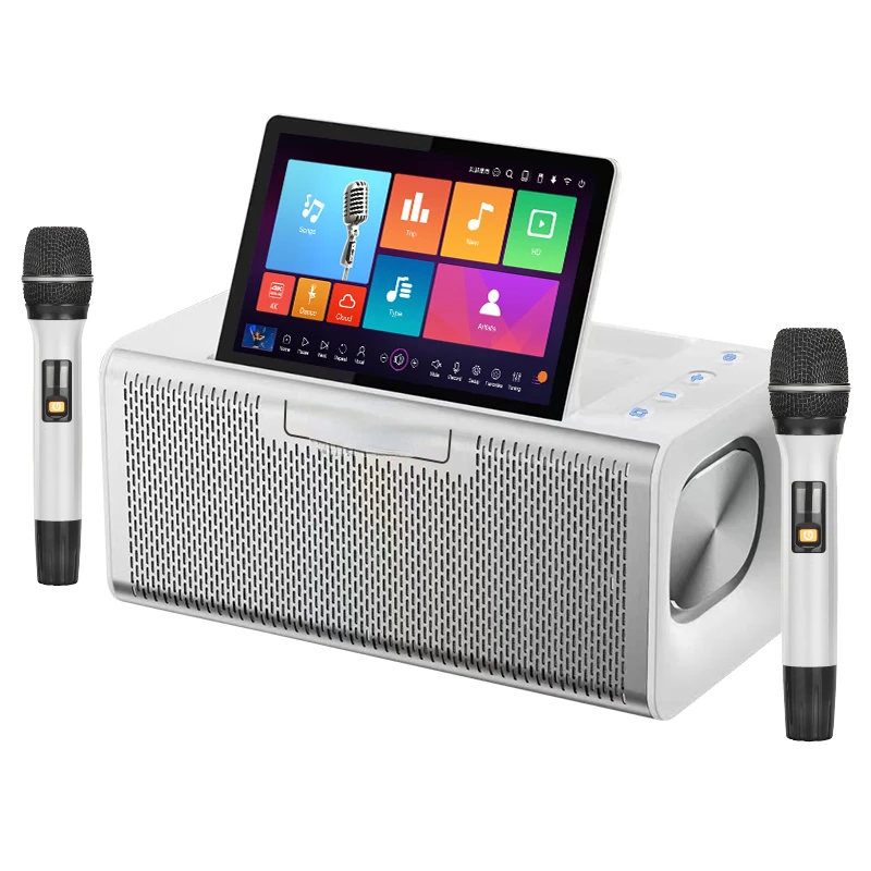 

2023 touch screen Android Professional karaoke machine with Sound songs Ktv jukebox System all in one