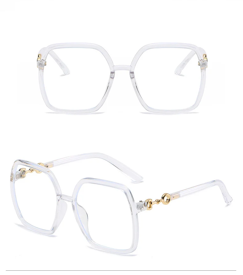 Schutzbrille, Übergröße, blaues Licht blockierende Brille, Brillenglas, Computerbrille für Damen, Unisex, lindert Brillen – Detail 6
