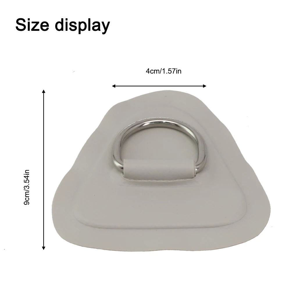 

Упаковка из 6 D-образных колец из нержавеющей стали для надувной лодки из ПВХ, Каяка, маленькие детали для водных ремесел, аксессуары