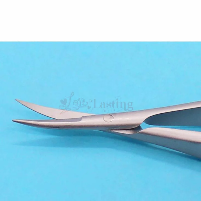 Ophthalmic Corneal Scissors Angle Microsurgical Stainless Steel Curved Straight pointed 12/14/16cm Hand Surgical Scissors ﻿ 5