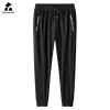 Summer Casual Pants Men's Thin Nylon Stretch Quick-drying Sports Pants Plus Size Outdoor Loose Running Fitness Pants for Men 8XL 5