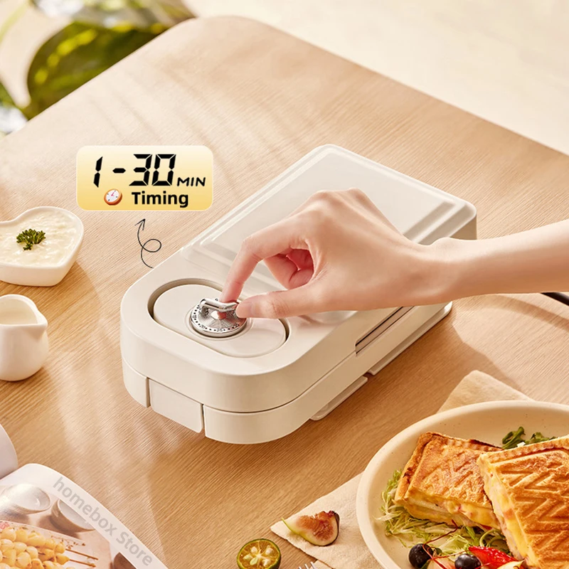 Electric Sandwich Maker Multifunctional Waffle Machine Toaster Baker Breakfast Machine Takoyaki Pancake Donuts Sandwichera 220V 3