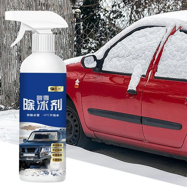 Windshield Ice Melt Spray De Ice Defroster For Car Window Cleaner 500ml  Deicing Agent Anti Freeze Deicer Spray Windshield Washer - AliExpress