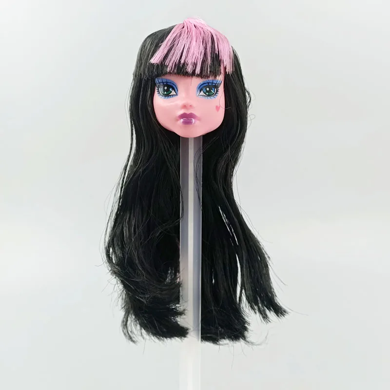Cabeça de boneca de maquiagem para Monster High cabeças de boneca para  demônio faça você mesmo acessórios de brinquedo 1/6