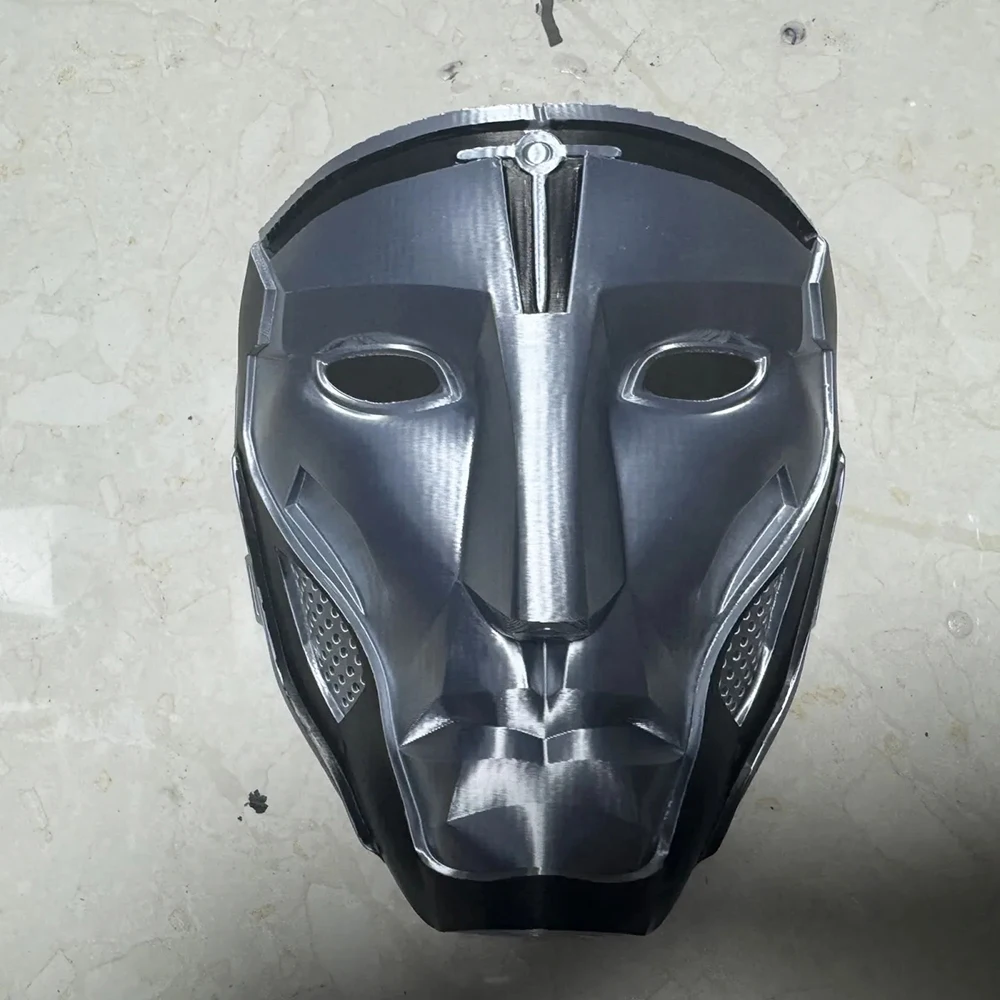 3D Printed Mech Helmet Cosplay Prop for Halloween and Events
