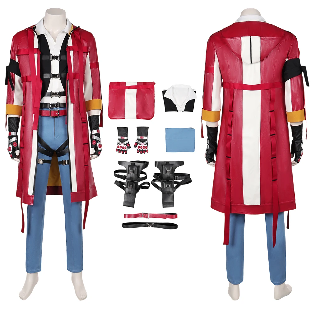 

Костюм для косплея по мотивам игры Tekken 8 Cos с Лео, одежда, фэнтези, пальто, жилет, брюки, карнавальный костюм на Хэллоуин, аксессуары для взрослых, мужской ролевой игры