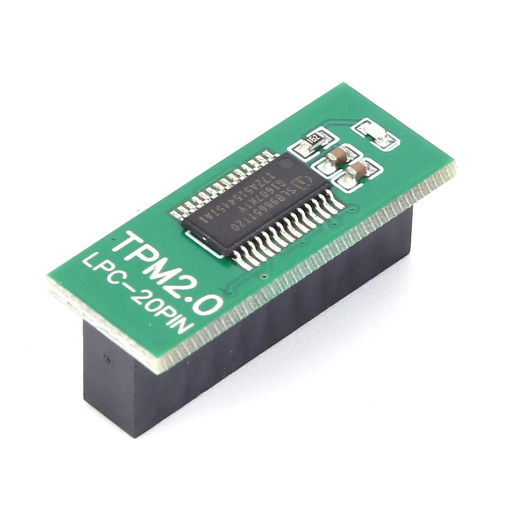 TPM 2.0 신뢰할 수 있는 플랫폼 모듈 LPC-20PIN 마더보드 카드, ASUS GIGABYTE 인텔 AMD용, 윈도우 11 업그레이드 테스트 교체 부품