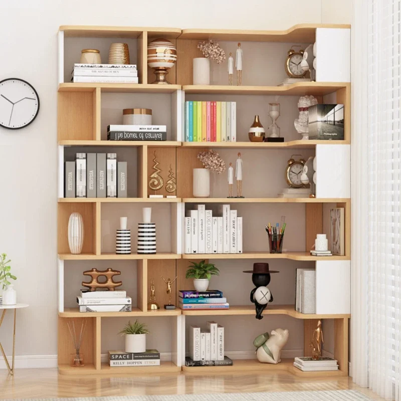 북유럽 측면 코너 침실 책꽂이 탄창, 모던 북 선반, Libri 가정용 가구용 높이 리브레리아 비계, HD50BC 