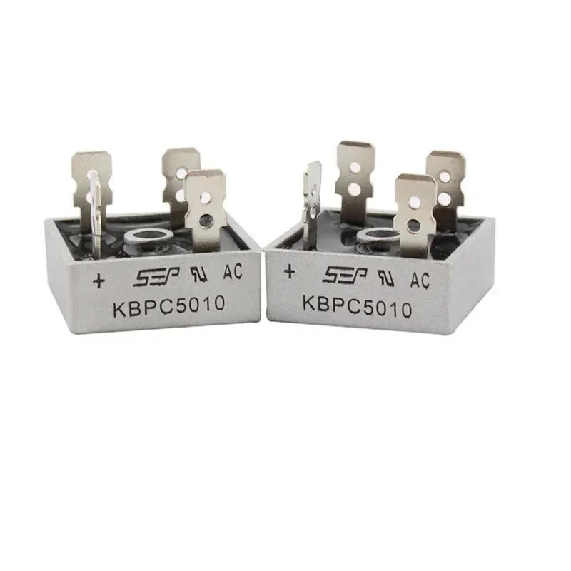 1-10pcs KBPC5010 50A 1000V Phases Diode Bridge Rectifier