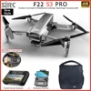 SJRC F22 S3 PRO Drone 4K Professional Camera GPS HD 5G WiFi FPV 3-Axis Gimbal EIS Brushless Foldable RC Quadcopter Toys For Kids 1