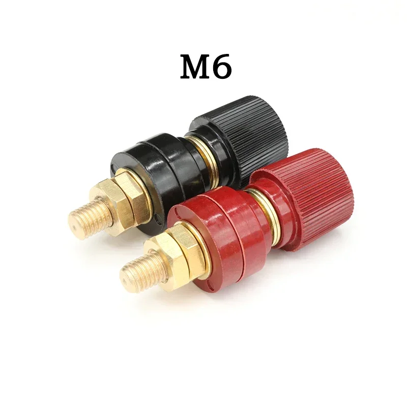 Wire Connectors Terminal Connector Electrical Connectors Plug Soldering Terminal 1pcs Wire Binding Post Thread Screw M4 M5 M6 M8 M10 Lithium Battery Weld Inverter Clamps Power Supply Connect Terminal Splice
