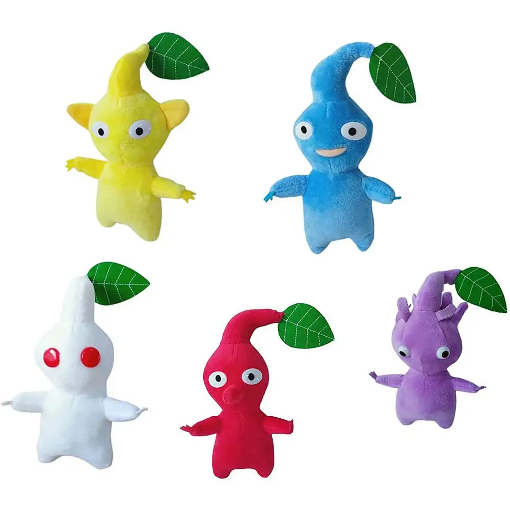 Плюшевая кукла Pikmin, игрушки, листья, булочка, подгузник, мягкая плюшевая игрушка, красный, желтый, синий, Мультяшные Забавные куклы для детей, подарки, игрушки (art.: 3920c32cb87f0) - 3920c32cb87f0