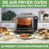 25-Quart Air Fryer Oven & Professional Dehydrator with 3 Heating Elements & Rotisserie, 12 Functions, Preheat & 5 Cooking Levels 4