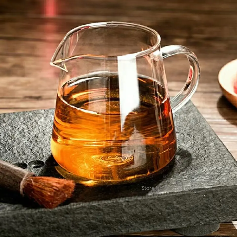 300/450/600ml Glass Pitcher Milk Pitcher Mini Glass Transparent Coffee Tea Milk Pourer Creamer Pot glass pitcher