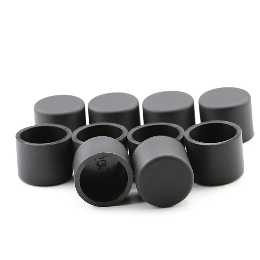 Silicone rubber end cap Round Black/White 2.8mm~78.5mm Dust Seal Protection Gaskets Pipe Cover Caps Round Tube Insert Stoppers