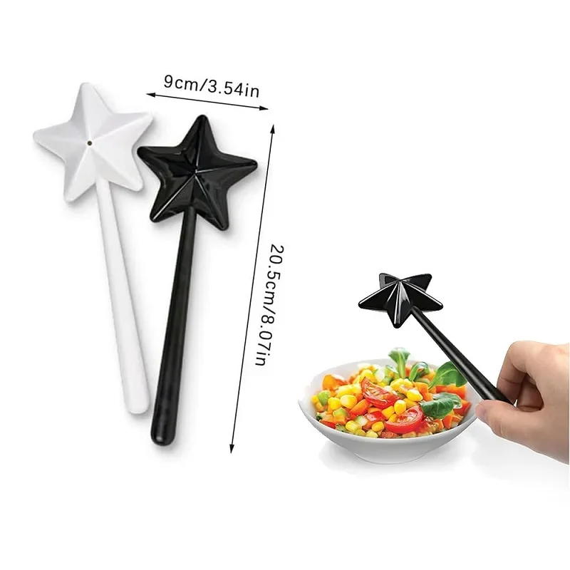 Mini Salt and Pepper Shakers Magical Star Wand Spice Shaker Set Novelty Salt  Pepper Holder Cute Kitchen Accessories Party Supply - AliExpress