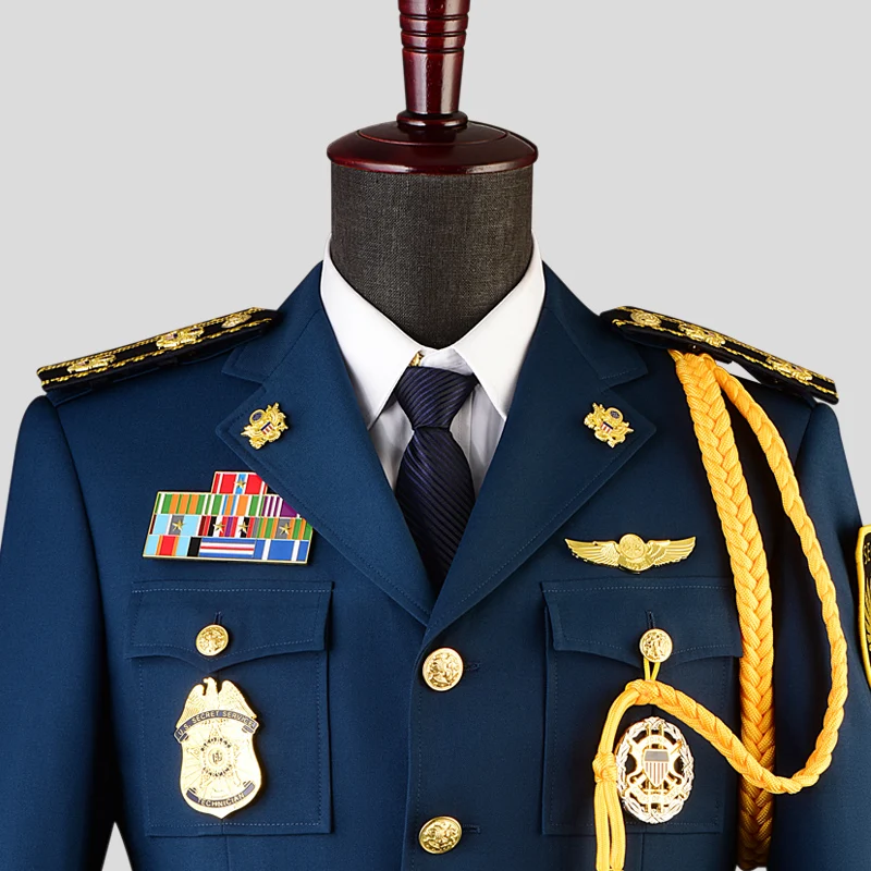 High Quality Men International Airline Manager Professional Suit Man Security Guard Uniform Suits Male Business Casual Costumes