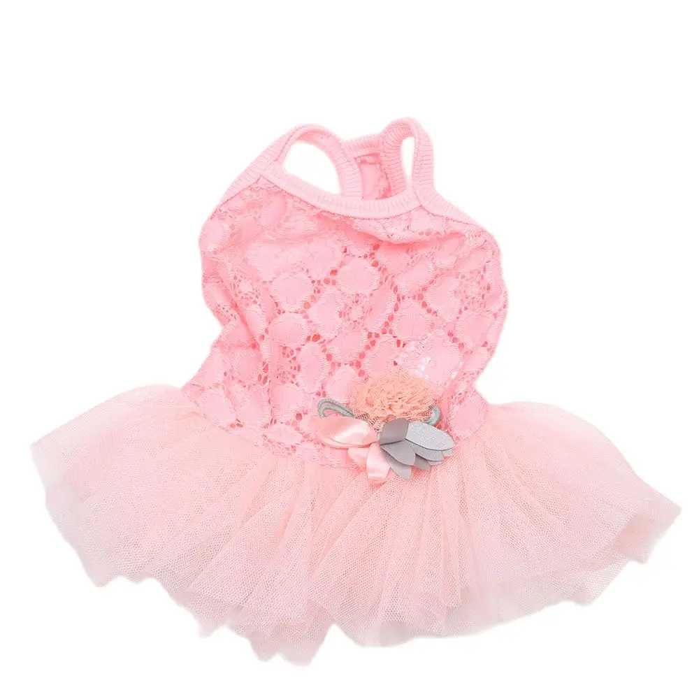 Spring Design Specifications New Princess Dog Cat Dress Hollow Flower Design Pet Puppy Spring/Summer ...