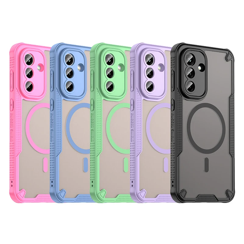 Enhanced Magnetic Scratch-Proof Translucent Phone Case Cover