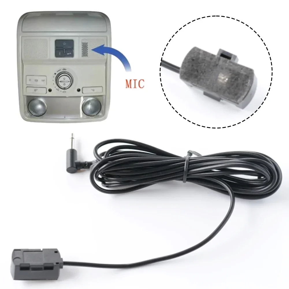 Car Audio Microphone 3.5mm Clip Jack-Plug Mic Stereo Mini Wired External Microphone For For VW-Golf-Passat-Tiguan Seat-Skoda