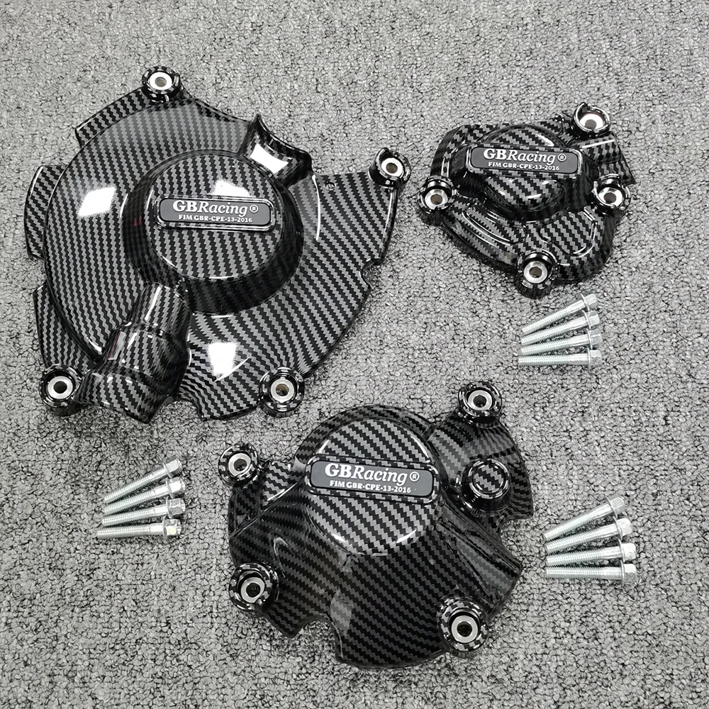 MT-10 coperchio protettivo motore moto per YAMAHA MT10 MT-10 2015-2023 stampa in fibra di carbonio