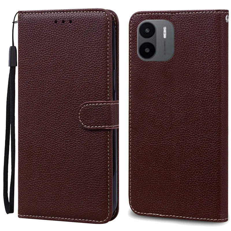 Leather Flip Wallet Phone Case - Elegant Book Style Cover, Durable Protection, Sleek Design
