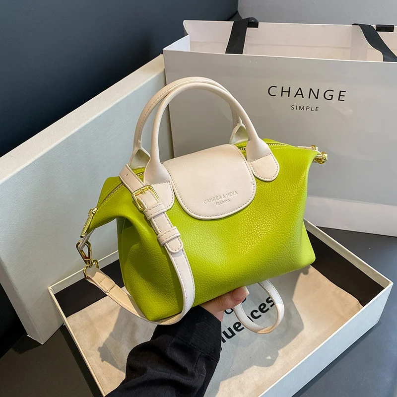 

High Quality Fashion Casual PU Leather Crossbody Bags Luxury Designer 2023 Simple Style Handbags New Classic Shoulder for Women