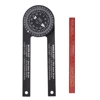 Pro Woodworking Scale Protractor with Marking Pencil ABS Accurate Carpenter Angle Finder Plumber Measuring Meter 1