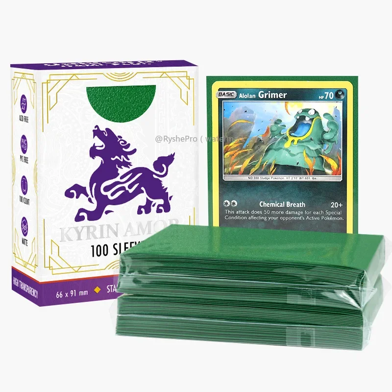 Kartenhüllen in Standardgröße Premium Perfect Exact Fit Innenkartenhüllen mit Pokemon-Karten für TCG MTG-Sportkarten ﻿ – Detail 10