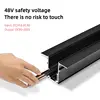 MT20 Magnetic Track Light DC48V 2MM-Thick Thickened Aluminum Rail LED Mordern Living Room Home Customizable-Rail Black/White 2