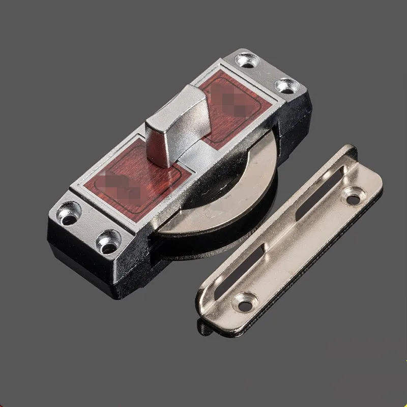 Single Side Sliding Door Hook Cam Latch Safety Lock Zinc Alloy Lock Push Pull Sliding Door with Key