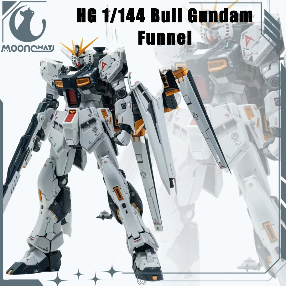 HG 1/144 Bull Gundam Funnel Anime Figure With Float Cannon