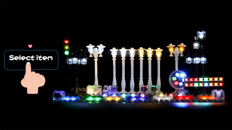 Led Light Kit 21330 Building Blocks RC Light Home Alone Sweater For LEGO Ideas (Only Light Kit Included)