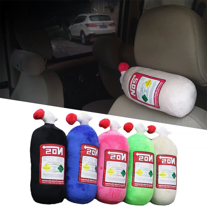 Ergonomic Car Neck Pillow Headrest Cushion - Plush Comfort for Driver and Passenger