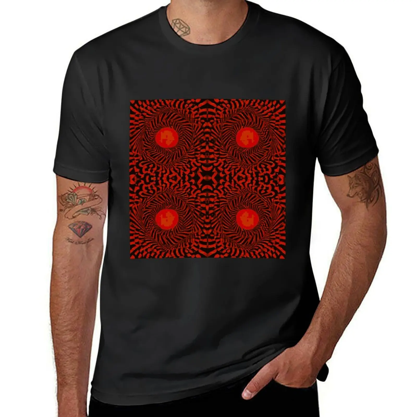 

Optical Intensity T-Shirt plus size tops graphics for a boy men workout shirt