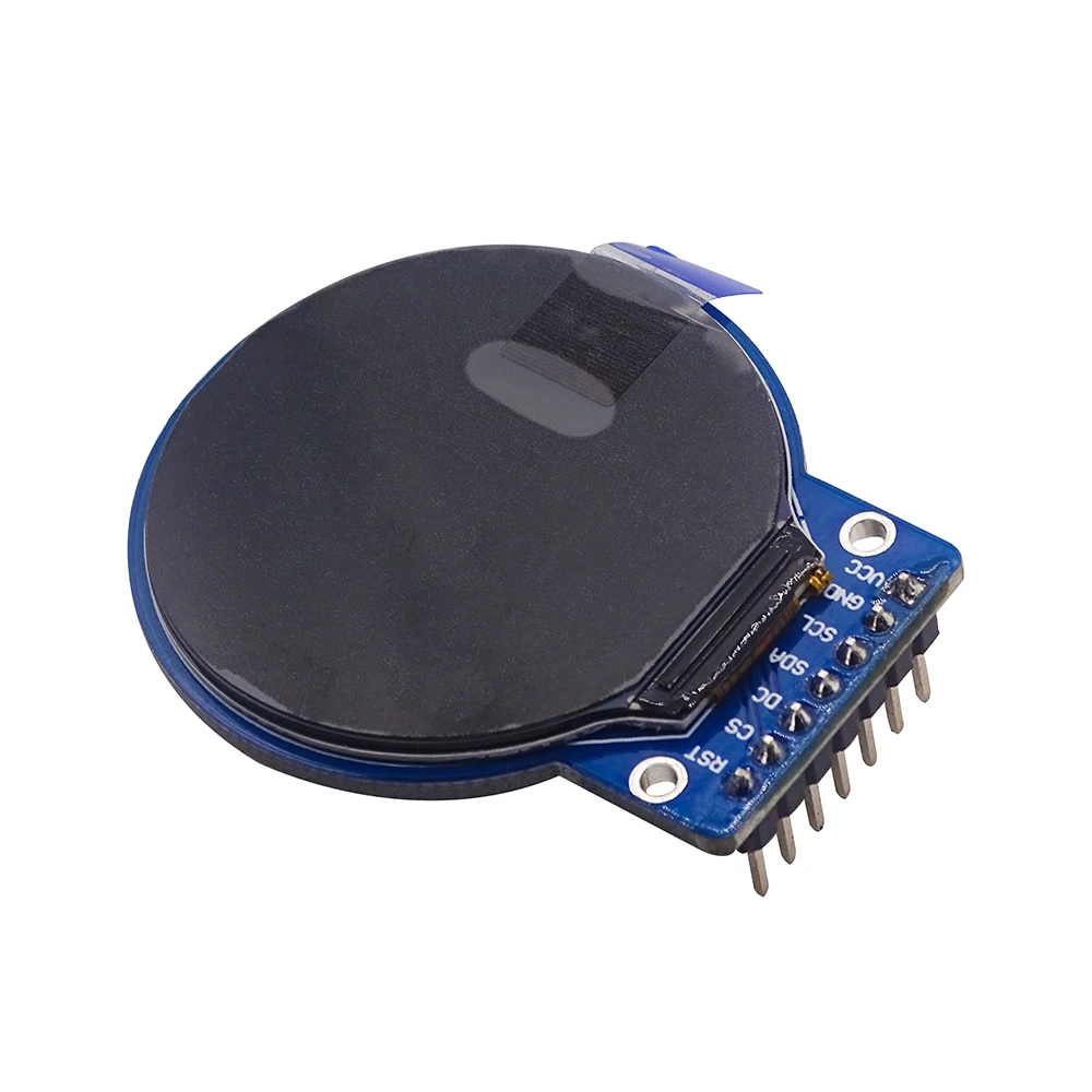 1.28 Inch TFT LCD Display Module Round RGB 240*240 GC9A01 Driver 4 Wire SPI Interface 240x240 PCB For Arduino